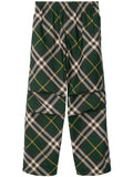 Dark Green Check Pattern Pant 1