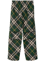Dark Green Check Pattern Pant 1