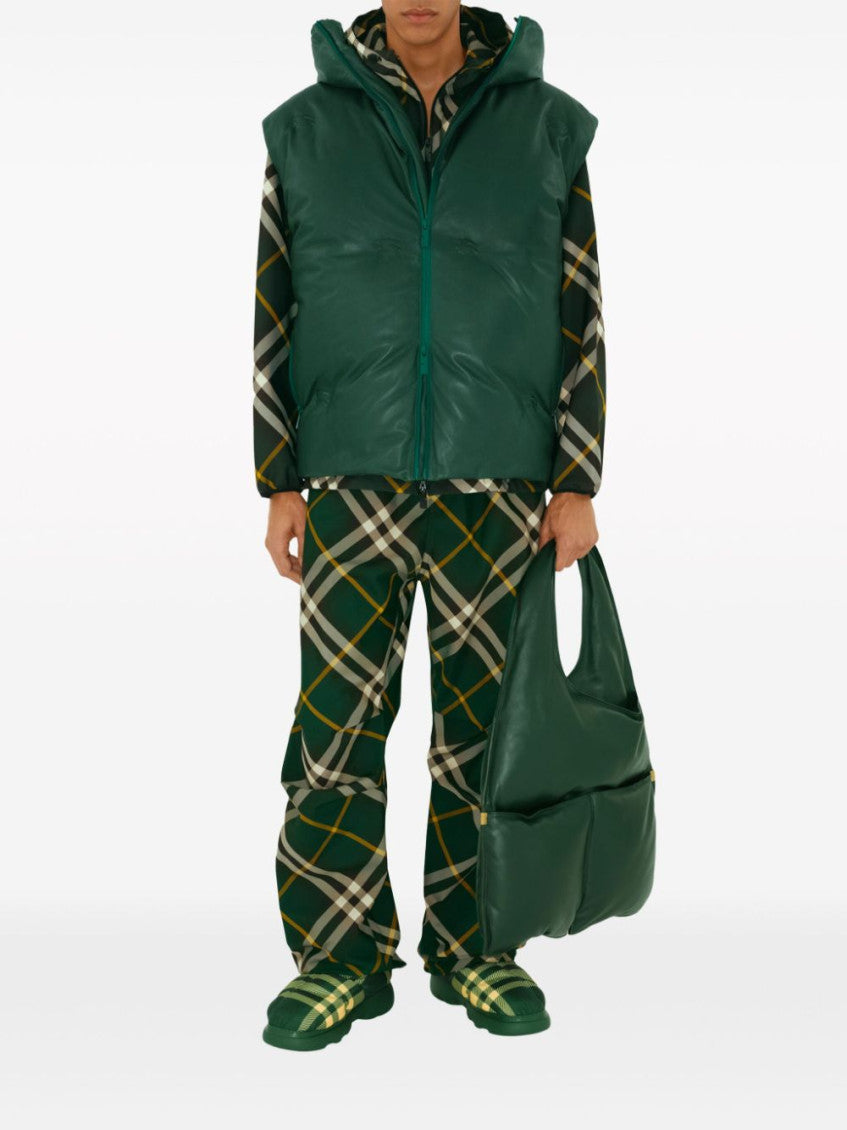 Dark Green Check Pattern Pant 2