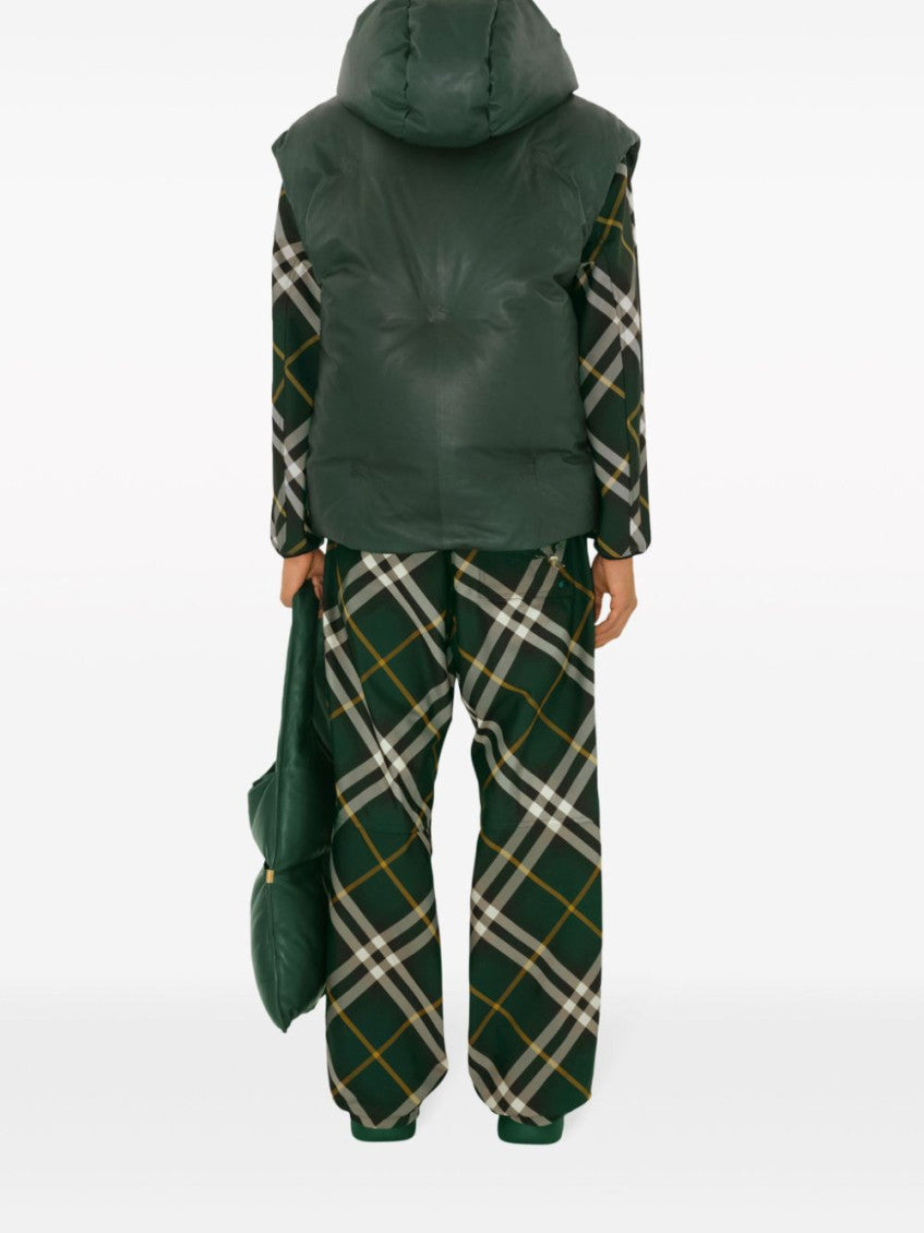 Dark Green Check Pattern Pant 4