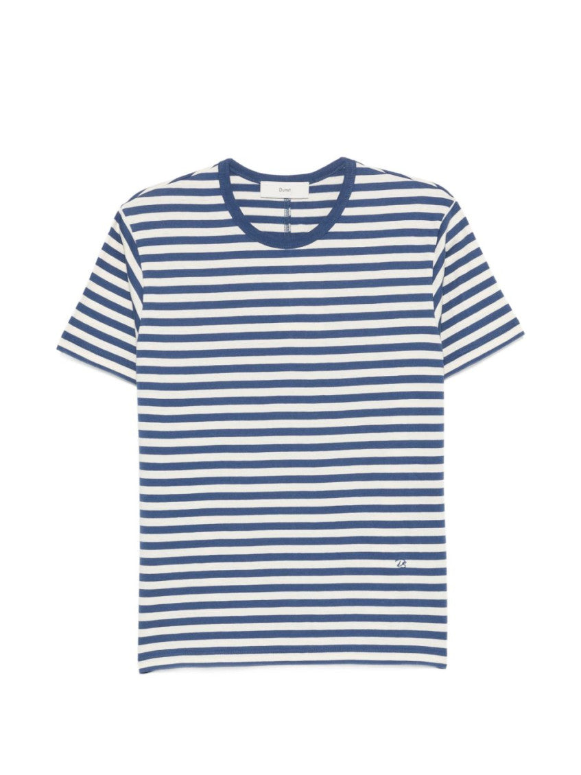 Blue Striped cotton t-shirt 1