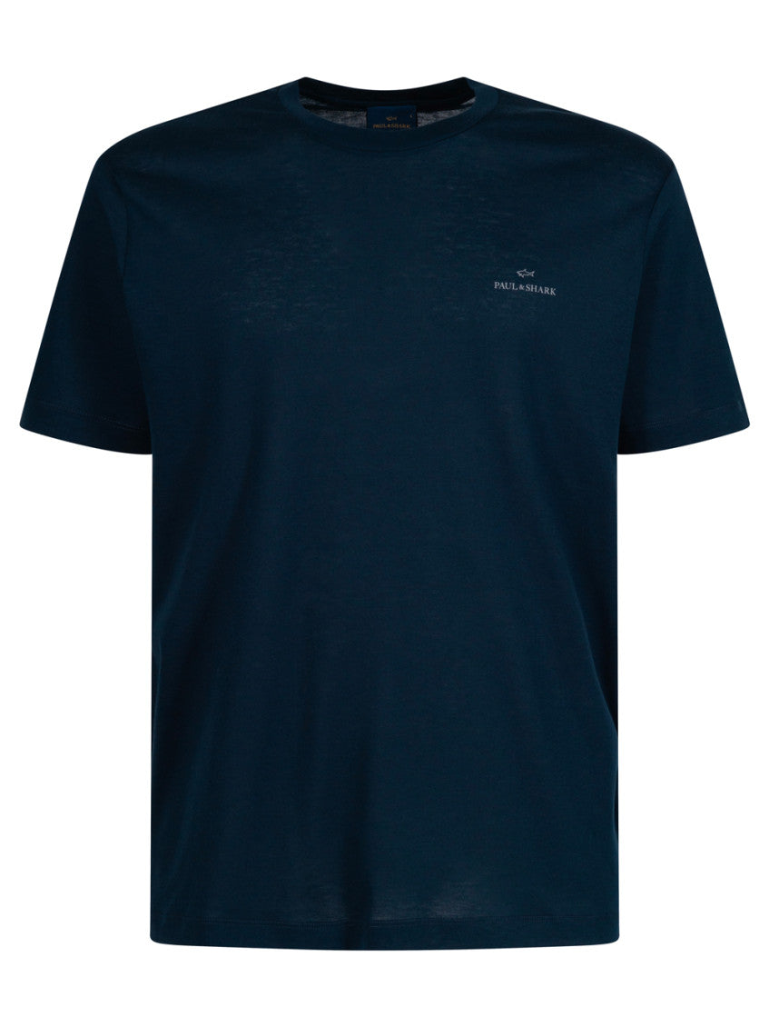 Blue Crew Neck T-Shirt 1