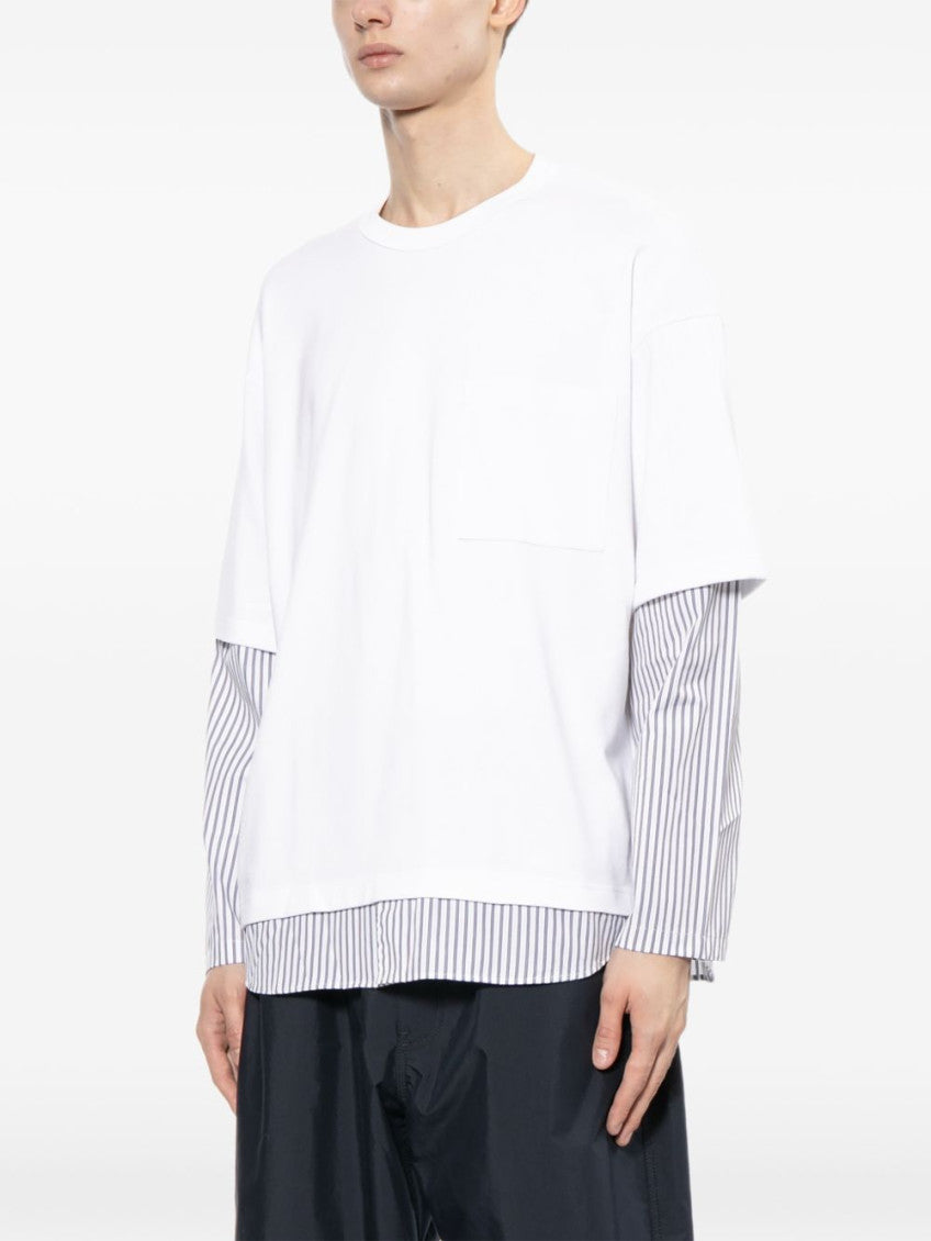 White Full Sleeves T-shirt 3