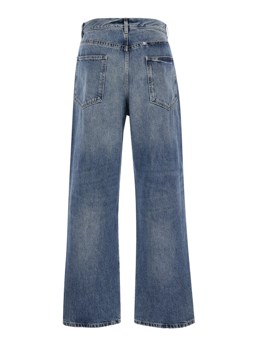 Blue Straight Jeans 2
