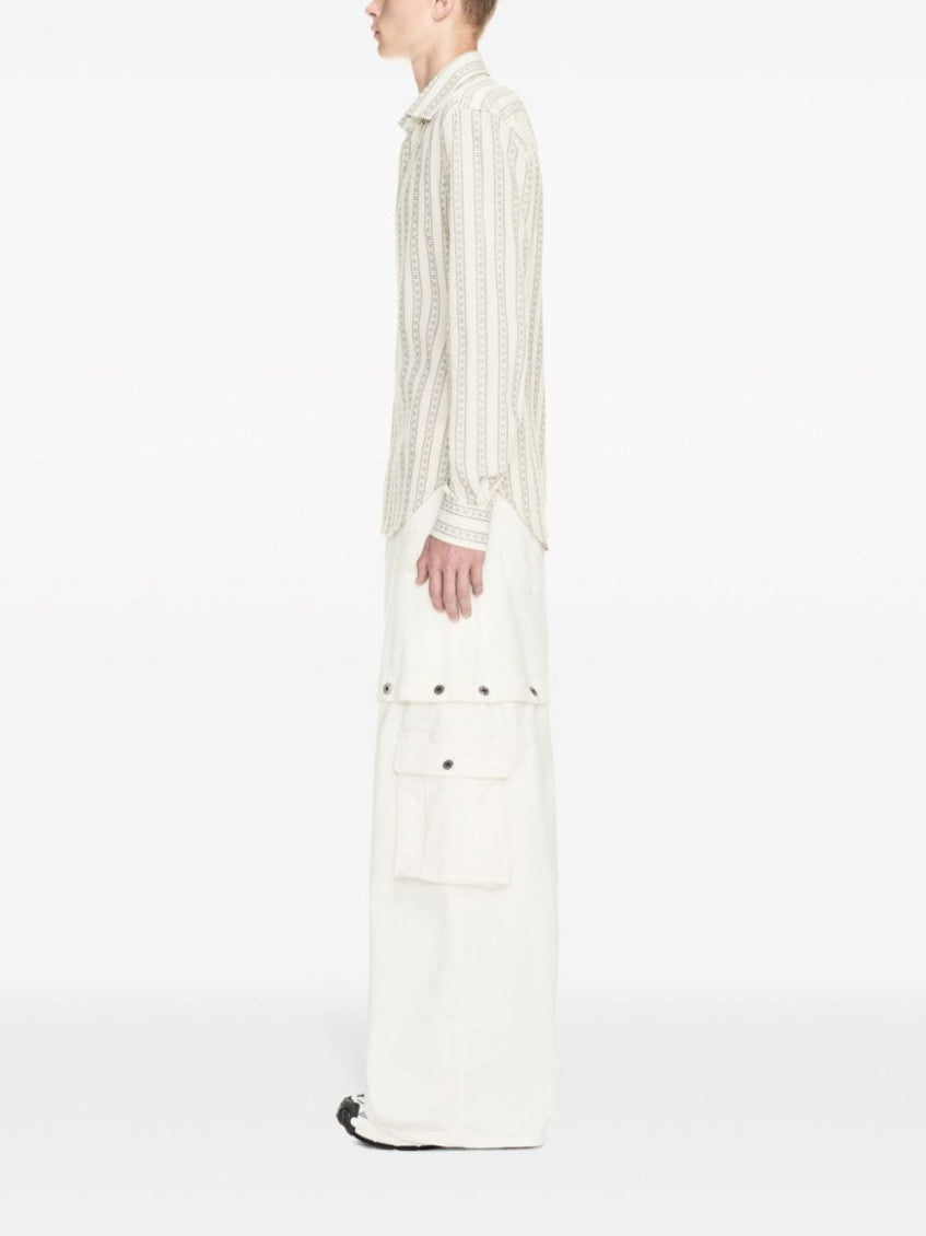 White Logo Baggy-fit Jeans 5