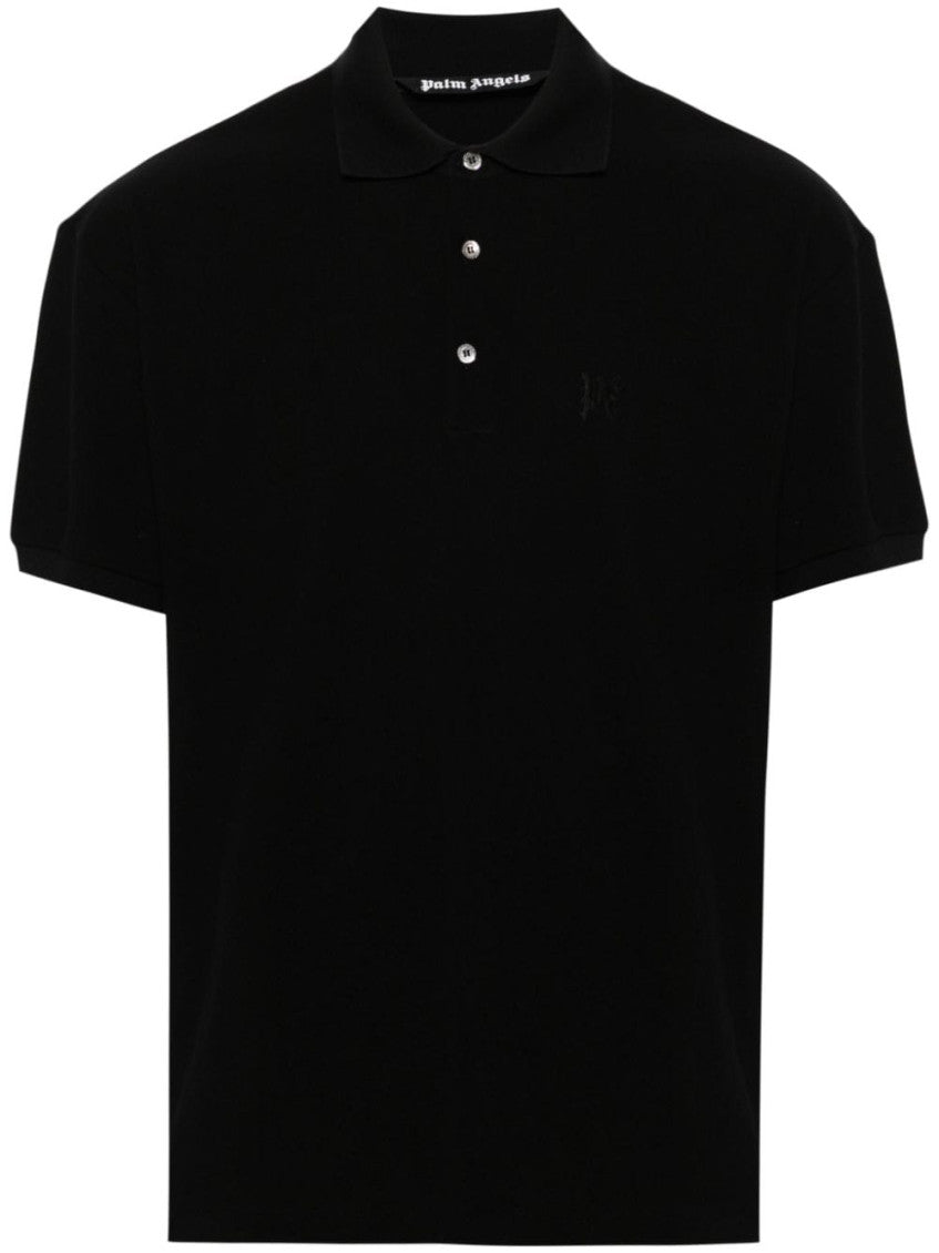 Black Short-sleeved polo shirt 1