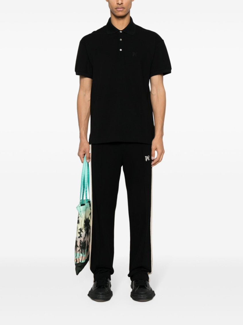 Black Short-sleeved polo shirt 2