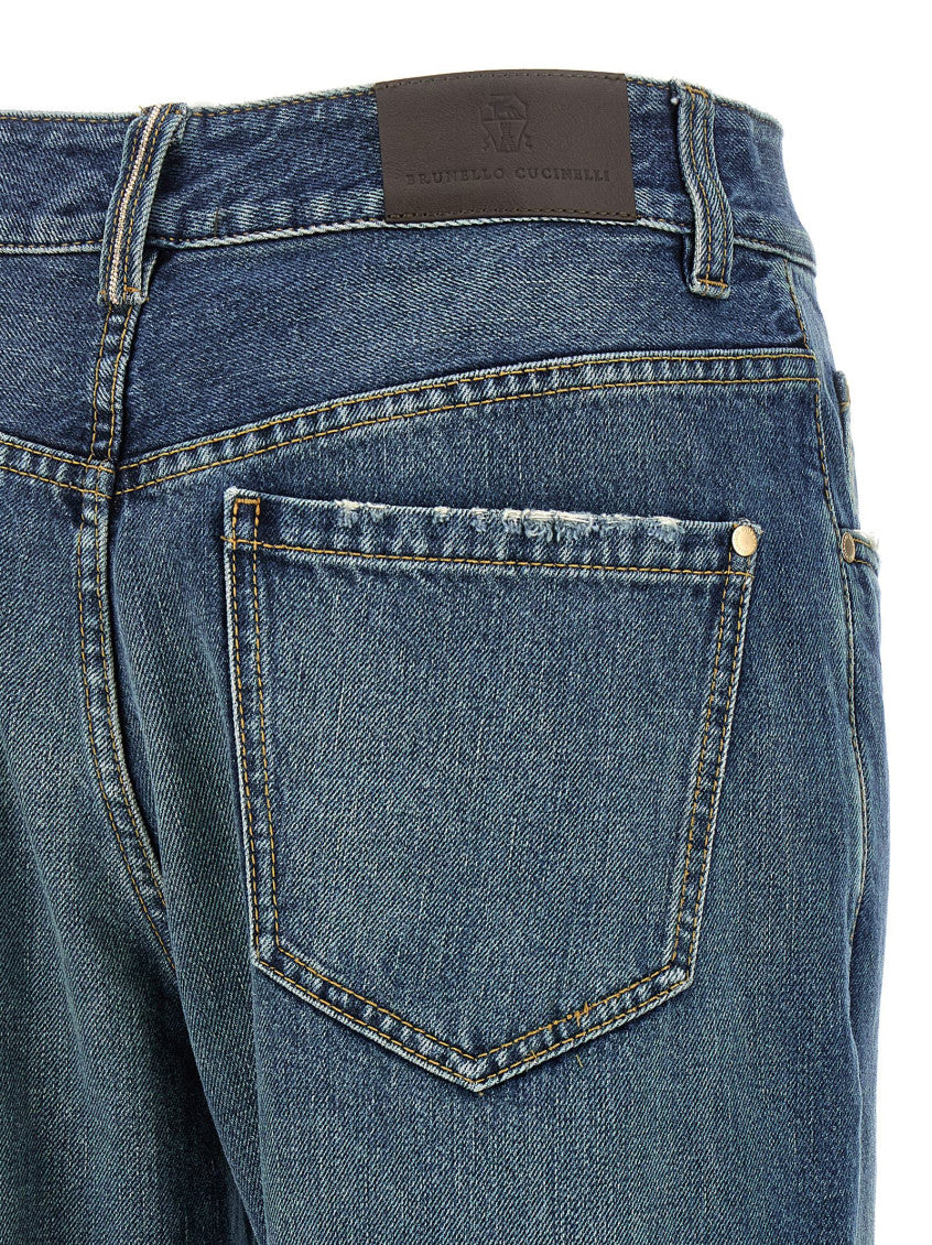 Blue 'Contemporary Loose' jeans 4
