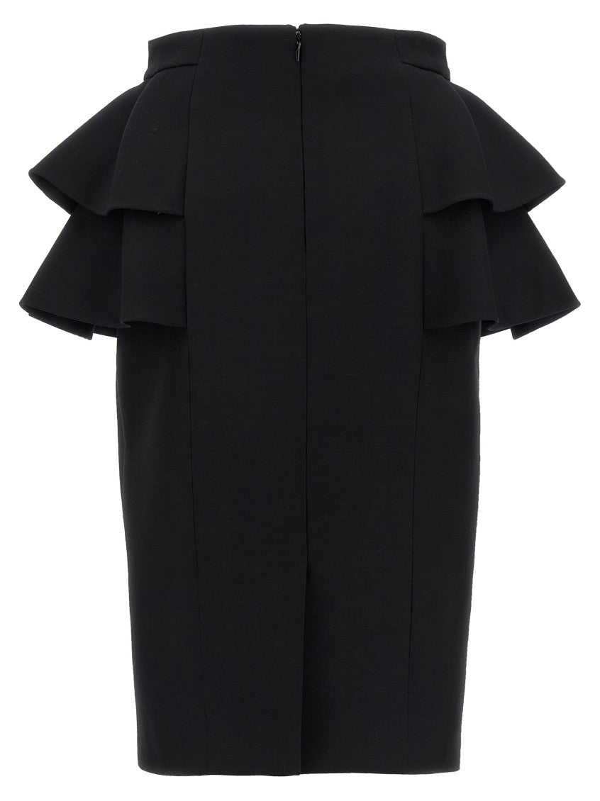 Black Crepe Couture Skirt 2