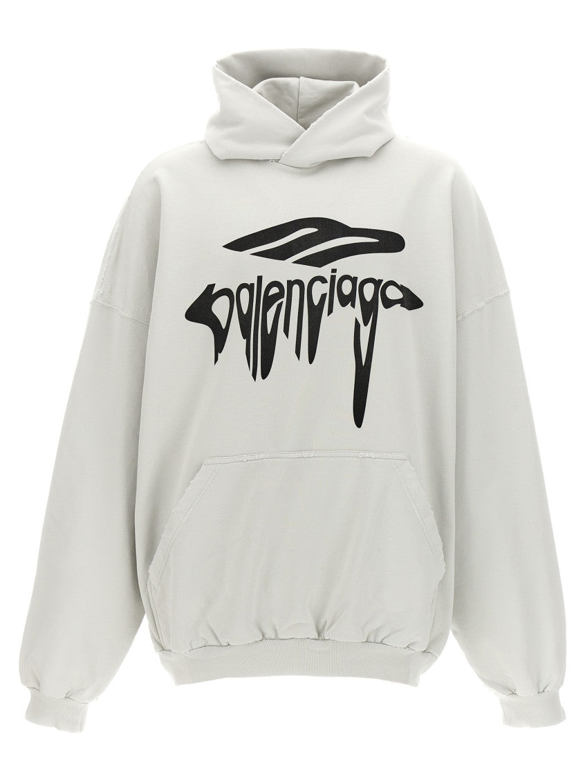 White '3B Liquefied' hoodie 1