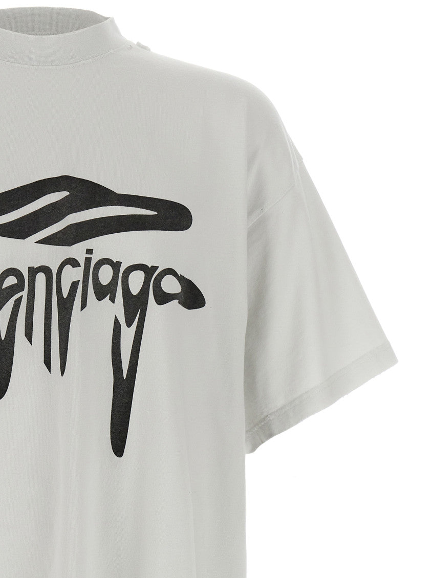 White '3B Liquefied' T-shirt 3