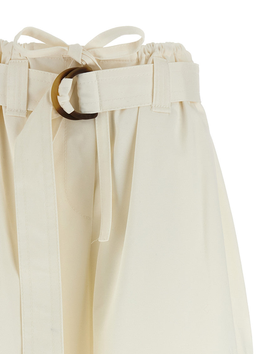 White 'The Illuminate' Bermuda Shorts 3