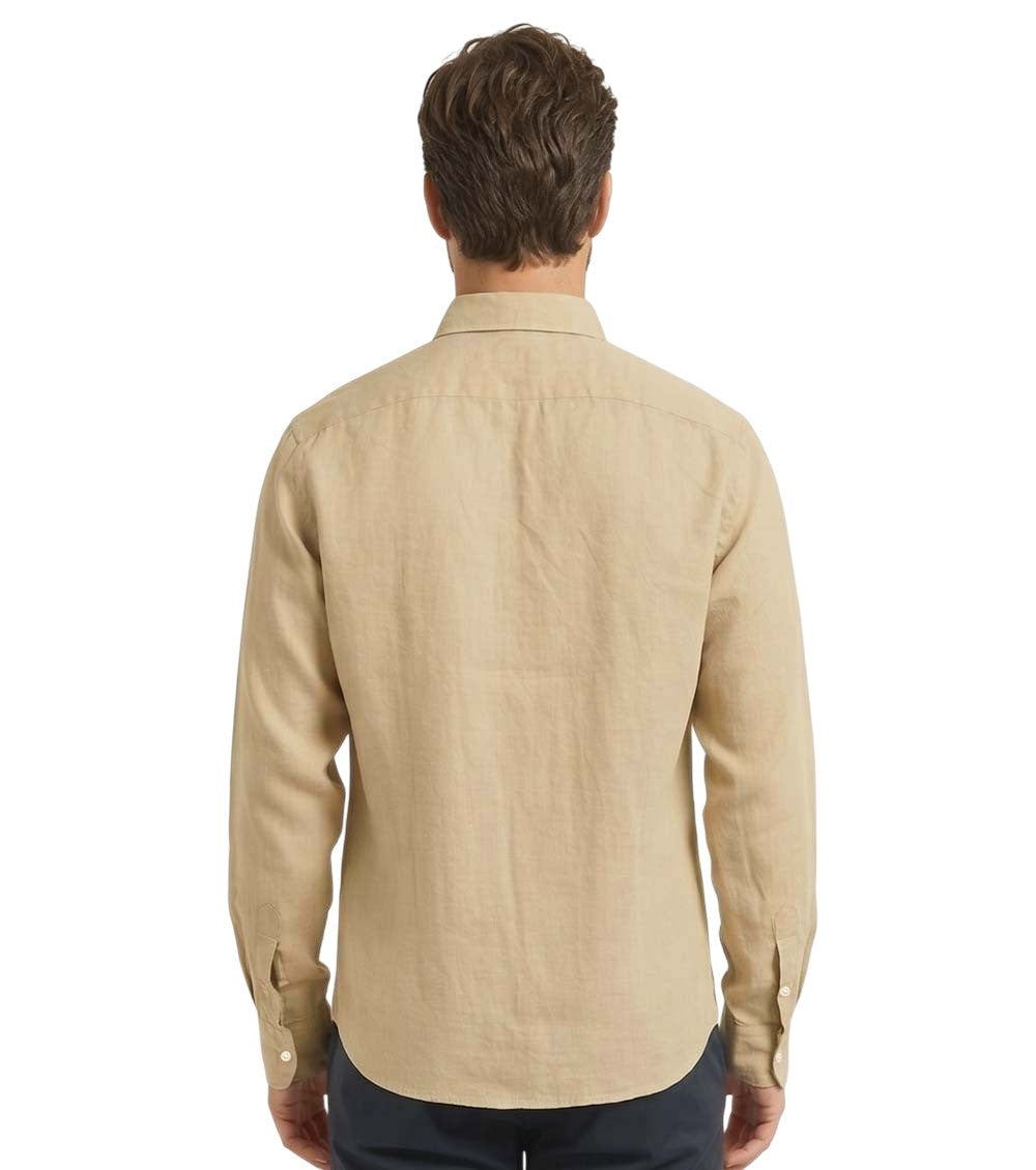 Beige Regular Logo Shirt 2