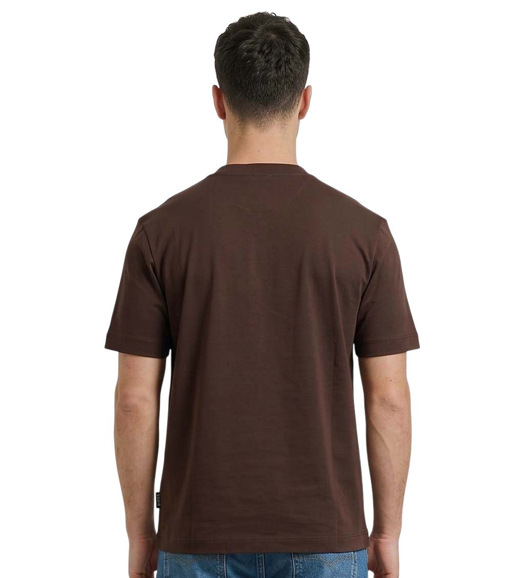 Brown Crew Neck T-Shirt 2
