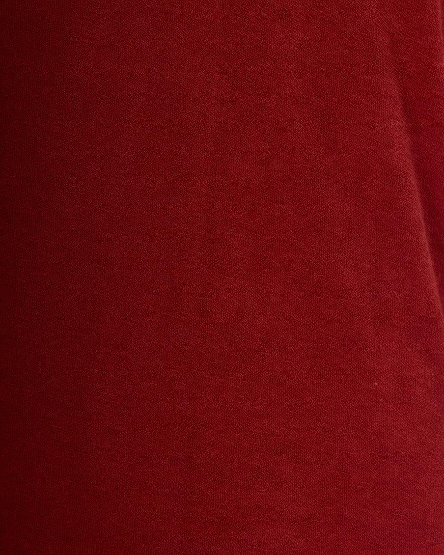 Red Solid Shirt Collar Polo 3
