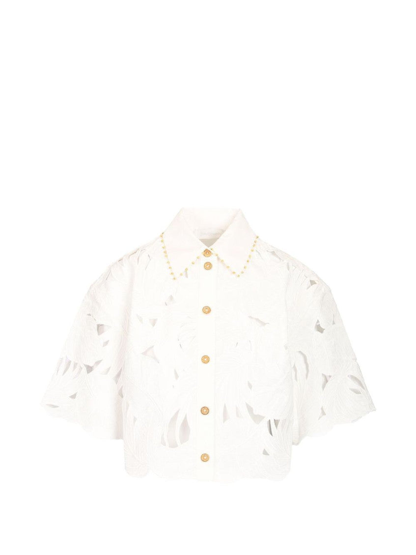 White Regular Solid Shirt 1