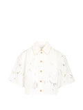 White Regular Solid Shirt 1