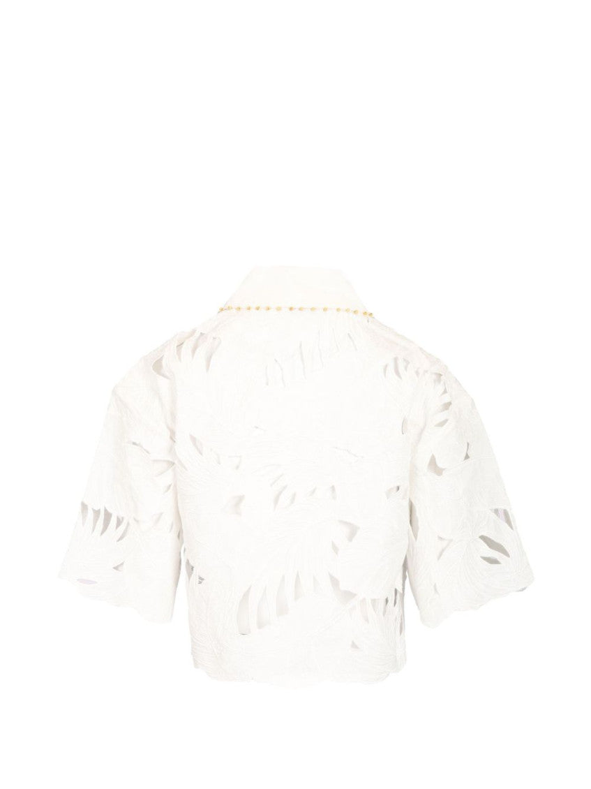 White Regular Solid Shirt 2