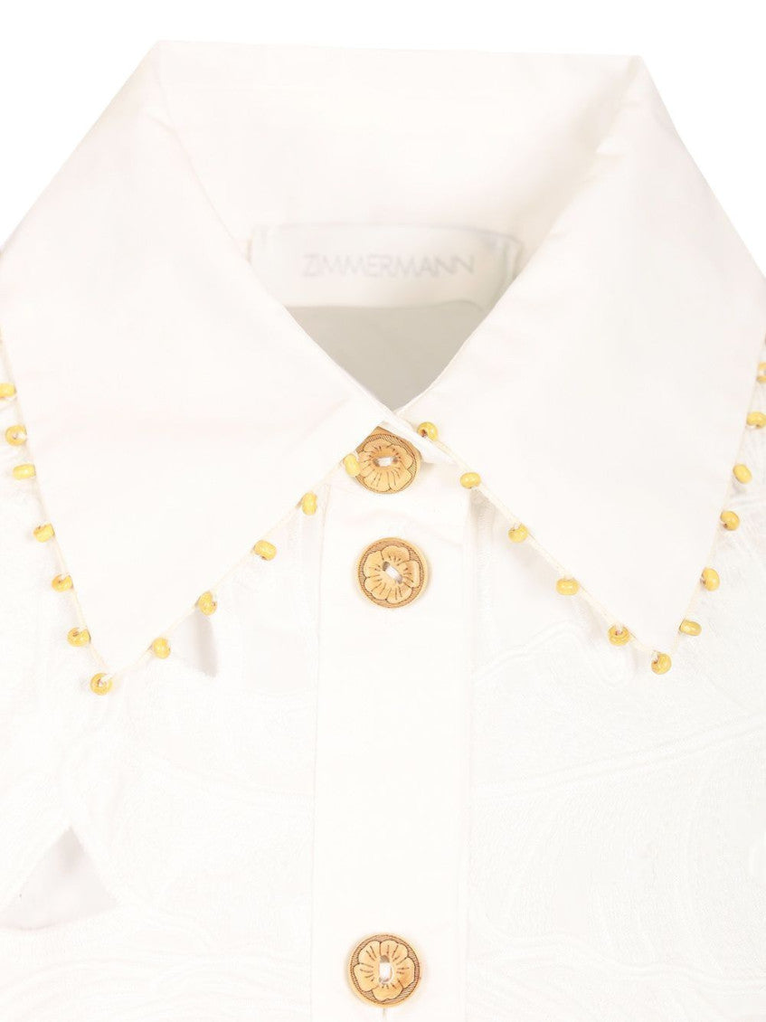 White Regular Solid Shirt 4