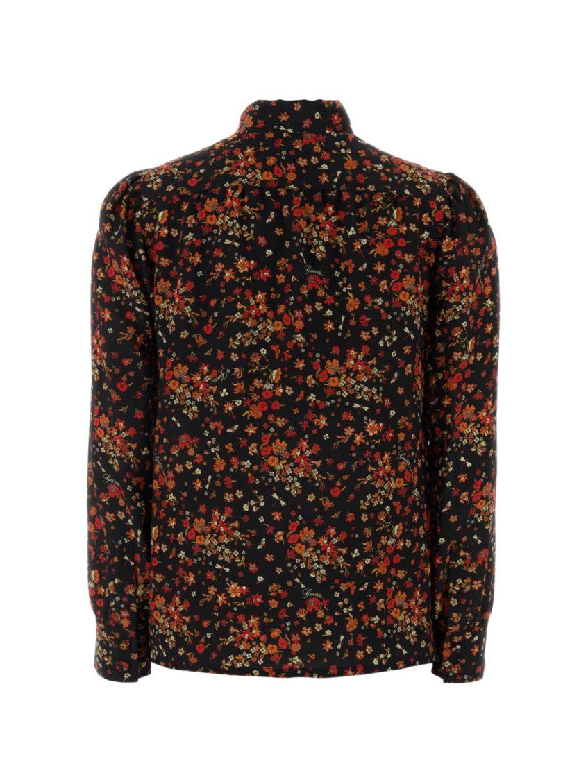 Black Regular Floral Shirt 2