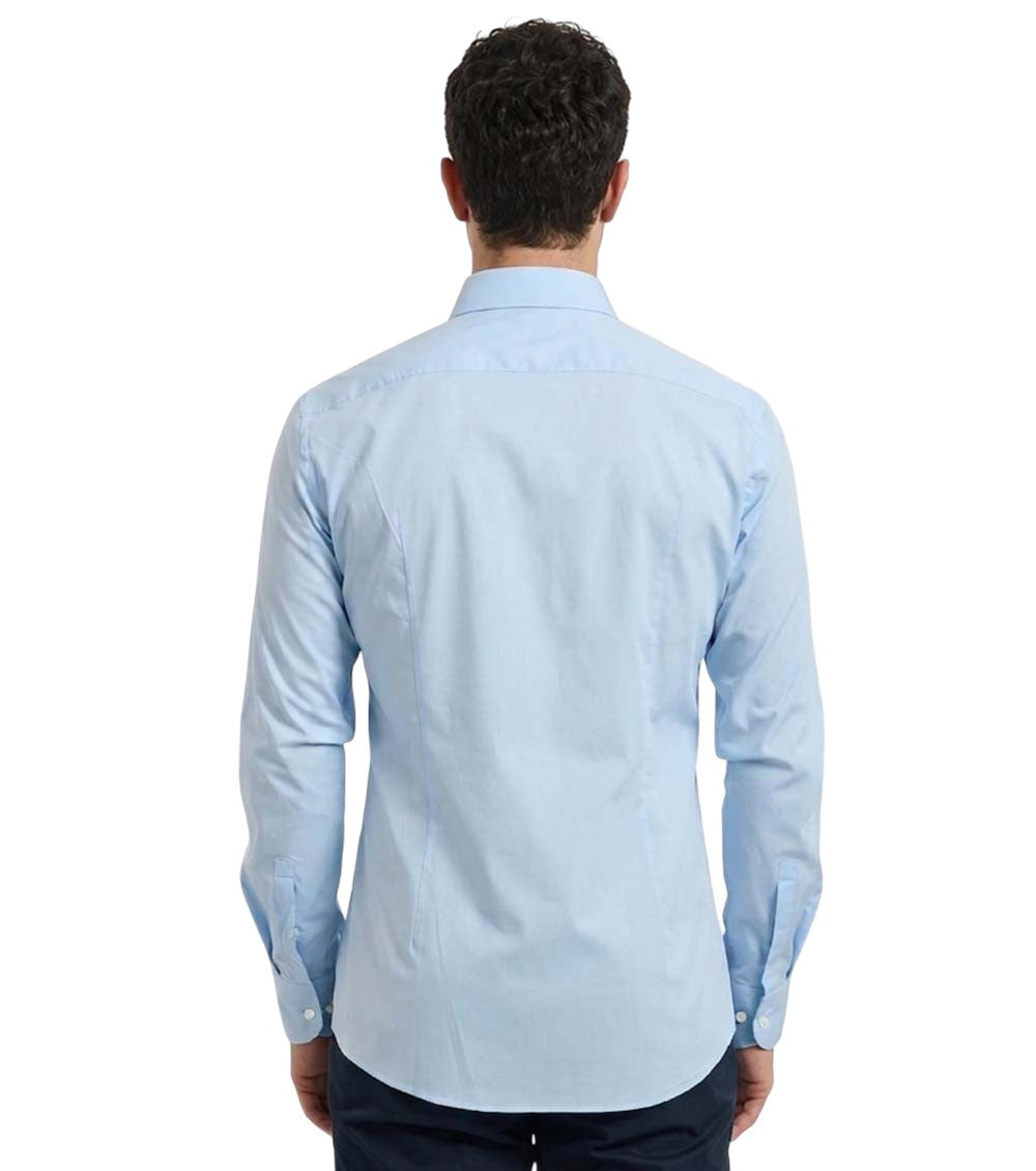 Sky Blue Solid Shirt 2