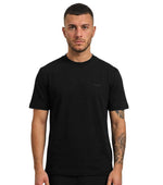 Black Solid Crew Neck T-Shirt 1