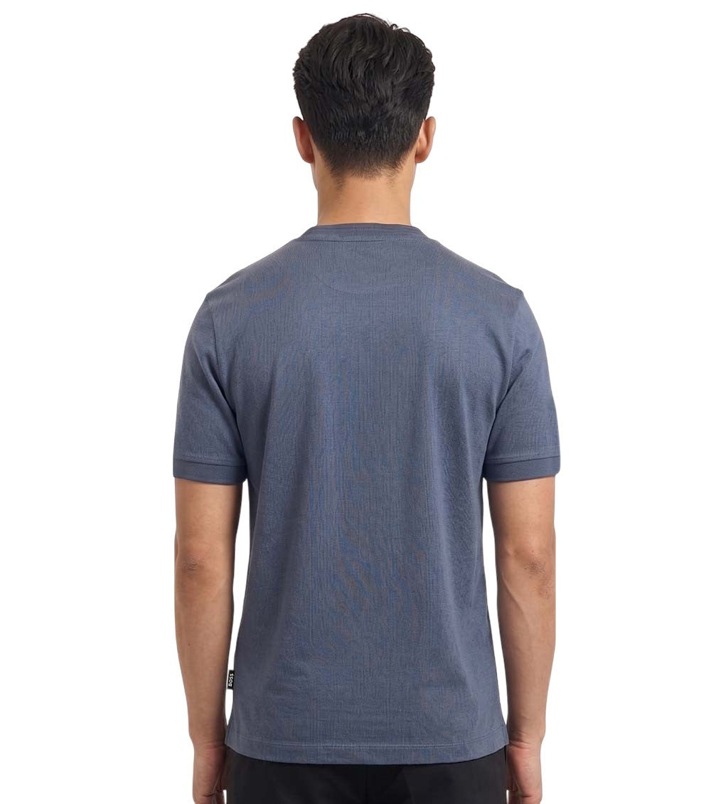 Blue Crew Neck T-Shirt 2