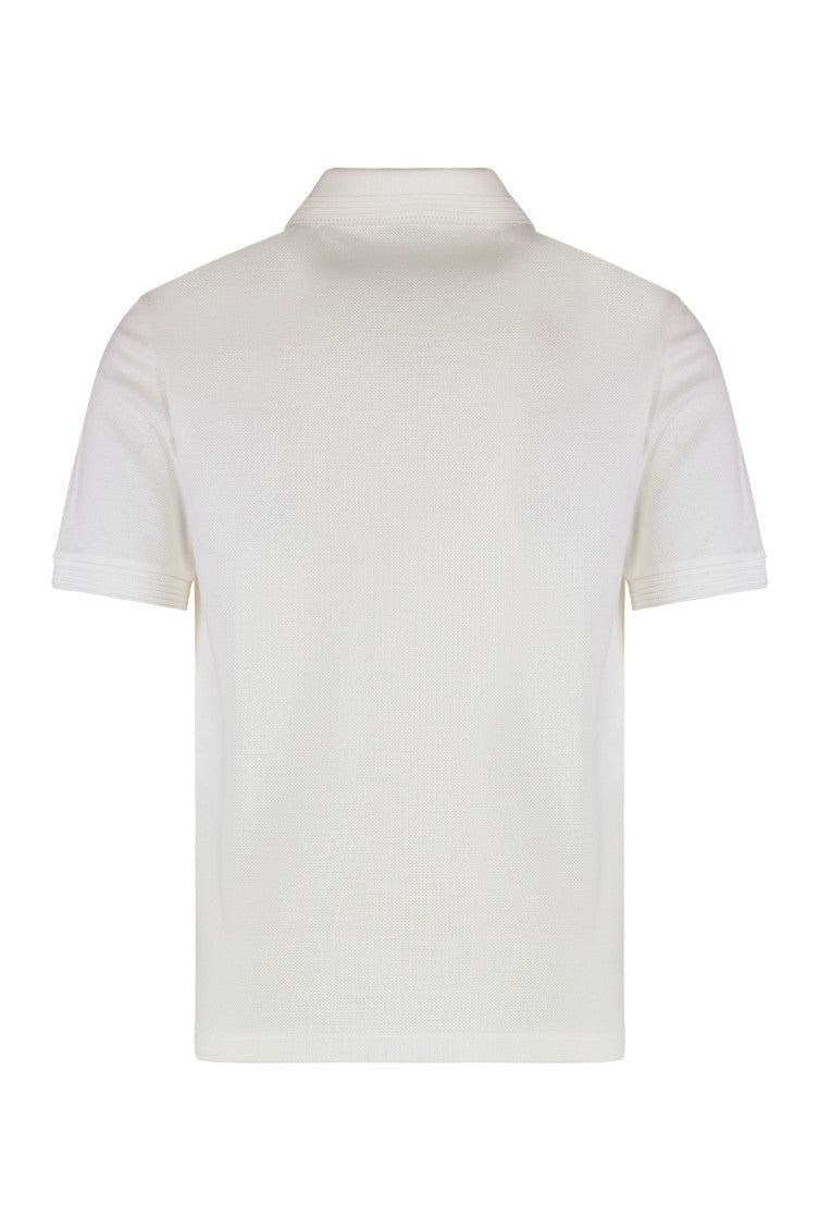 White Logo Shirt Collar Polo 2