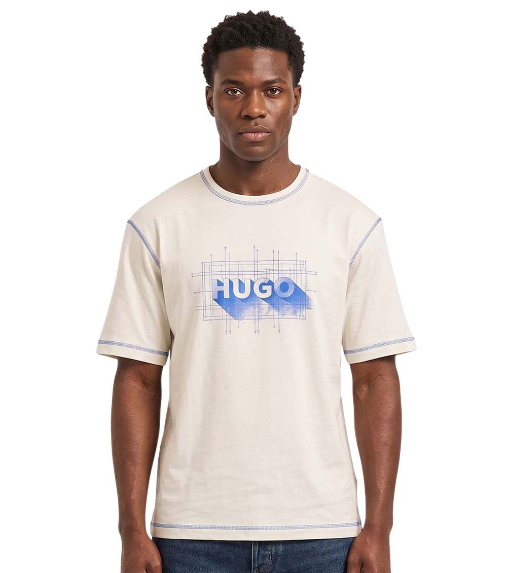 Off White Crew Neck T-Shirt 1