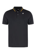 Black Solid Shirt Collar Polo 1
