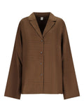Brown Loose Printed Shirt 1