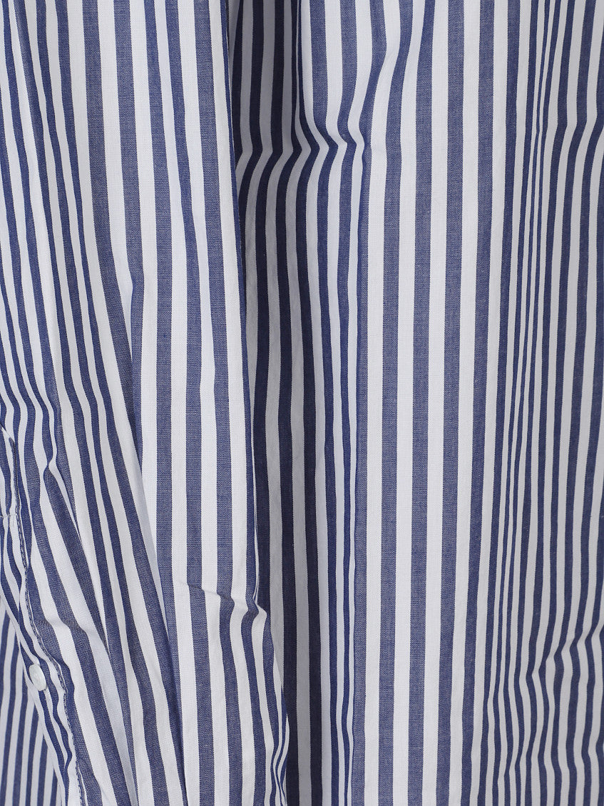 Navy Blue Regular Stripes Shirt 3