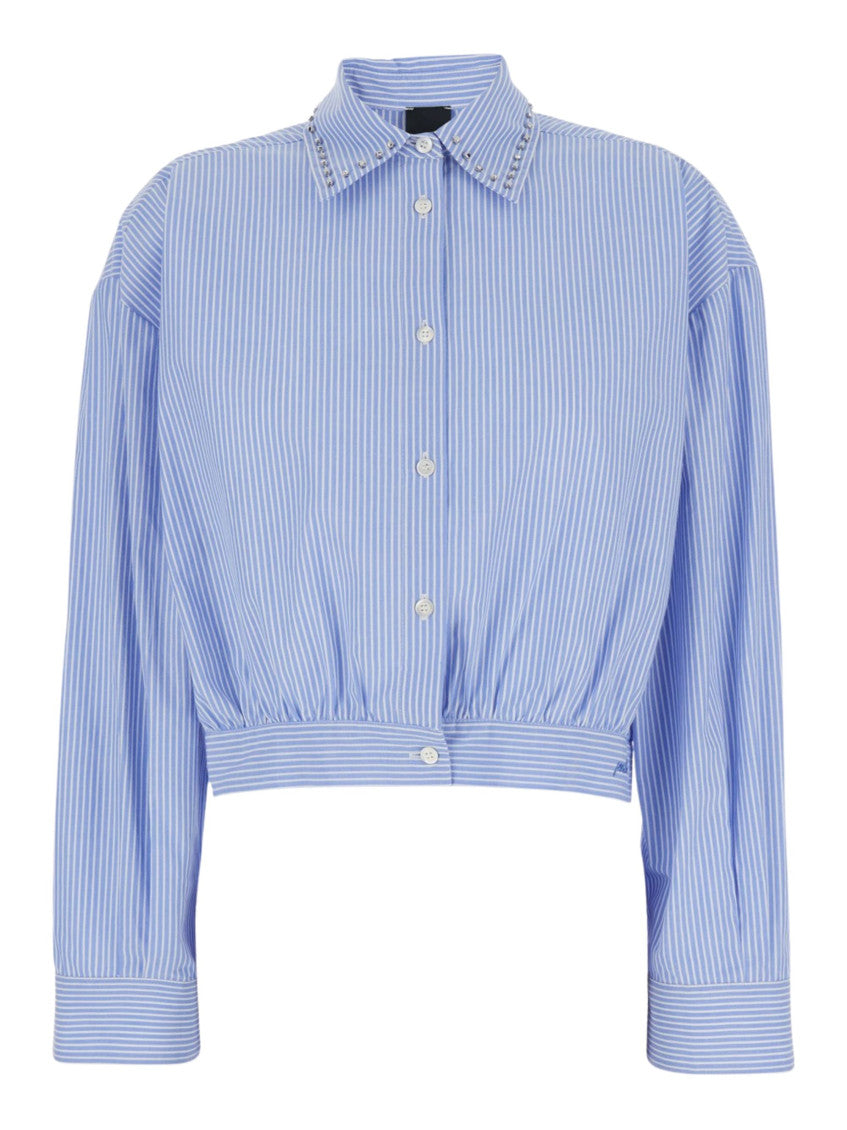 Light Blue Relaxed Stripes Shirt 1