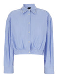 Light Blue Relaxed Stripes Shirt 1