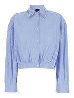 Light Blue Relaxed Stripes Shirt 1