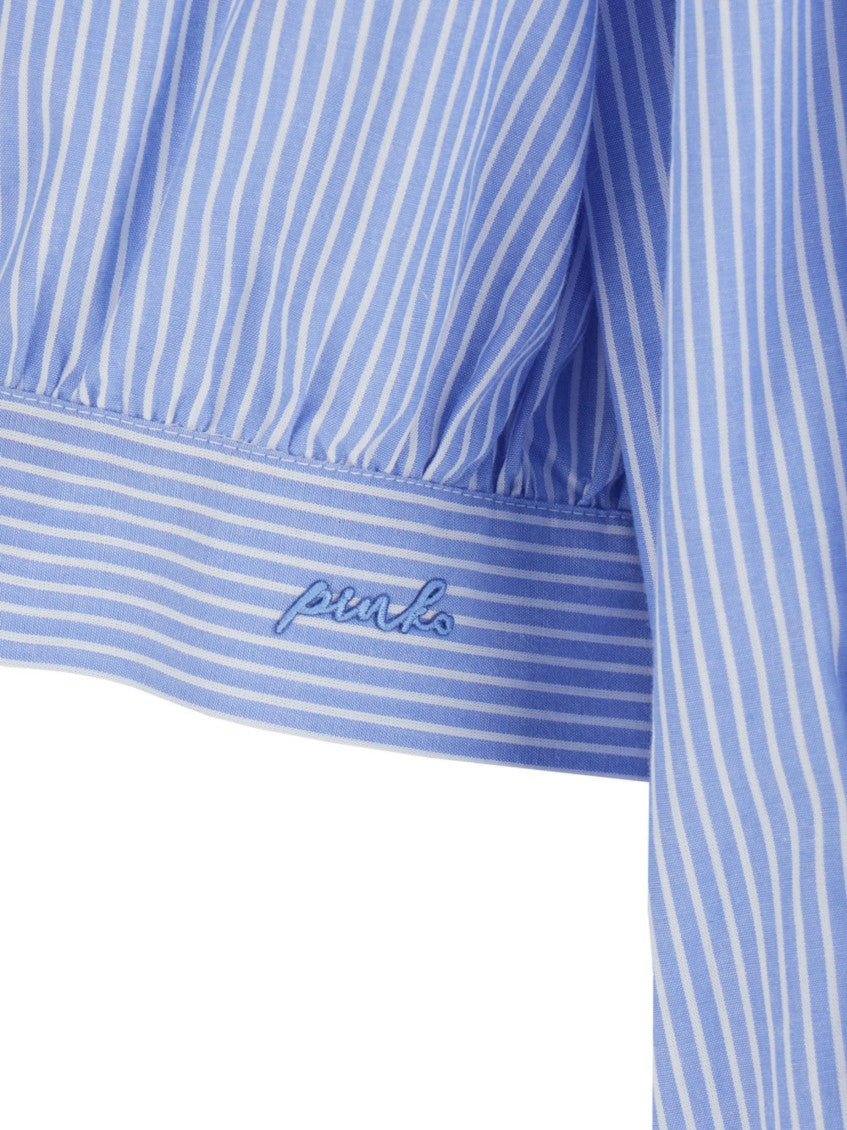 Light Blue Relaxed Stripes Shirt 3