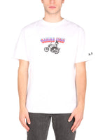 White Graphic Crew Neck T-Shirt 1
