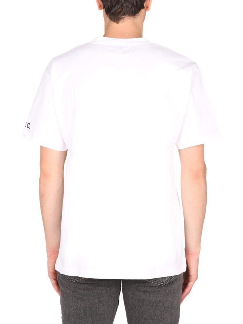 White Graphic Crew Neck T-Shirt 2
