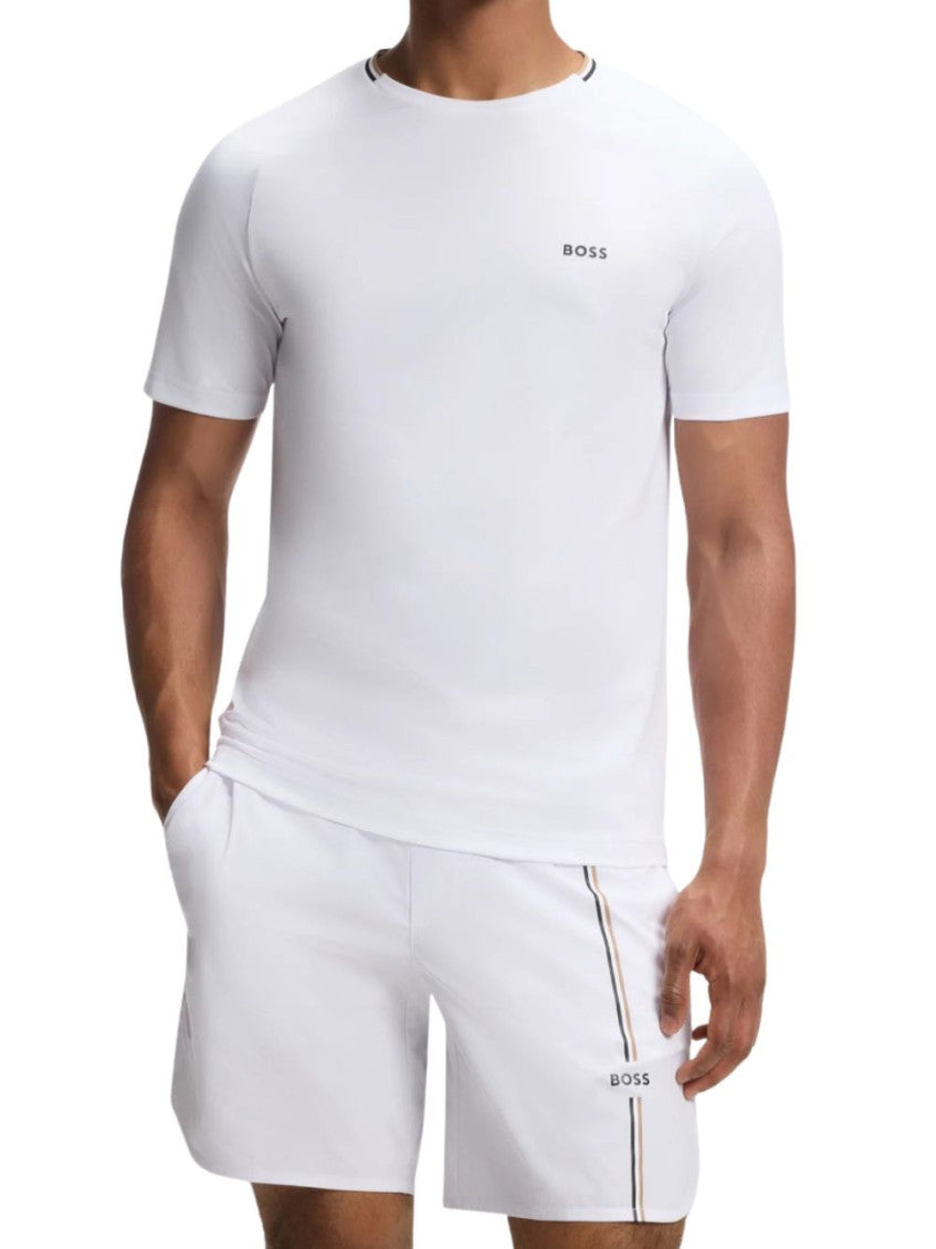 White Crew Neck T-Shirt 4