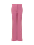 Pink Flared Flat Front Pants 1