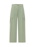 Green Relaxed Cargos Pants 1