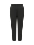 Black Straight Flat Front Pants 1
