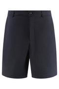 Navy Blue Solid Shorts 1