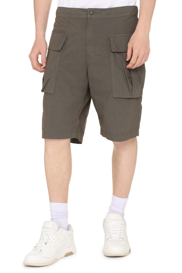 Grey Solid Shorts 3