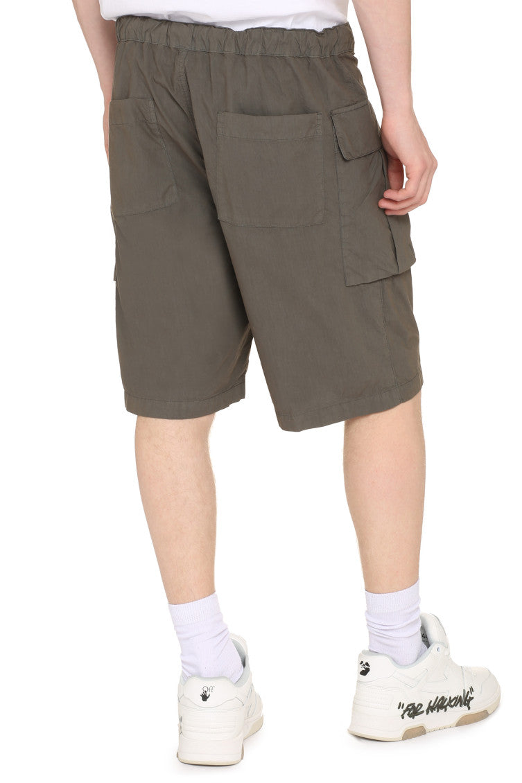 Grey Solid Shorts 4
