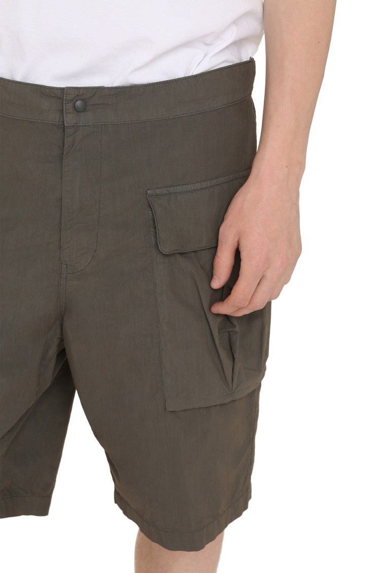 Grey Solid Shorts 5