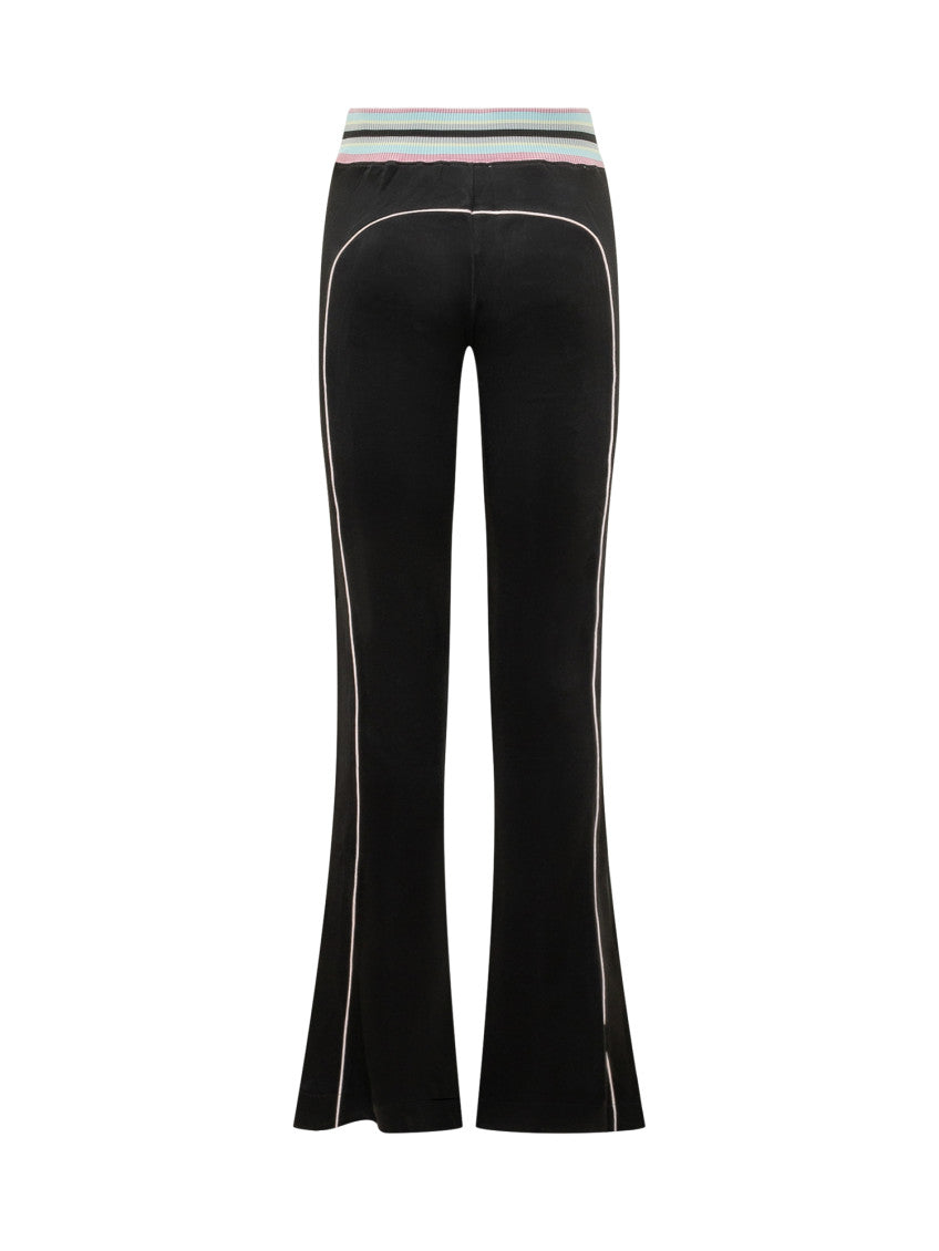 Black Slim Flat Front Pants 2