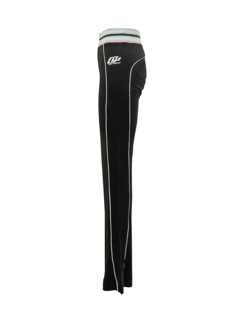 Black Slim Flat Front Pants 3