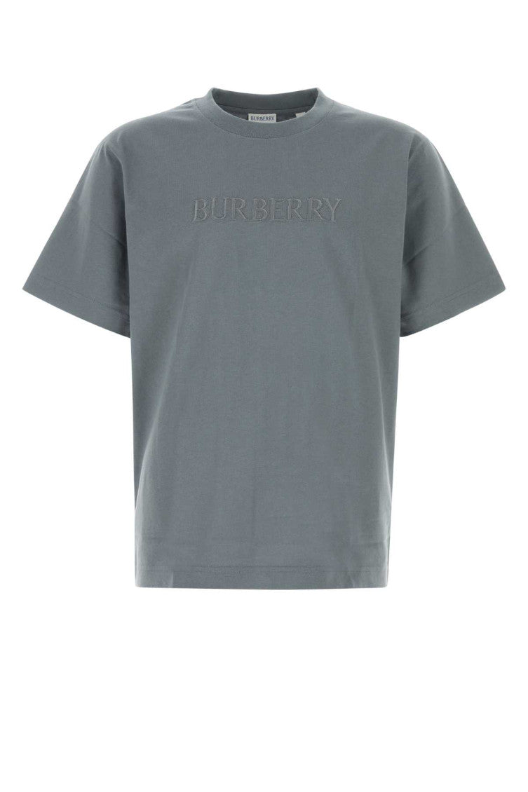 Grey Logo Crew Neck T-Shirt 1