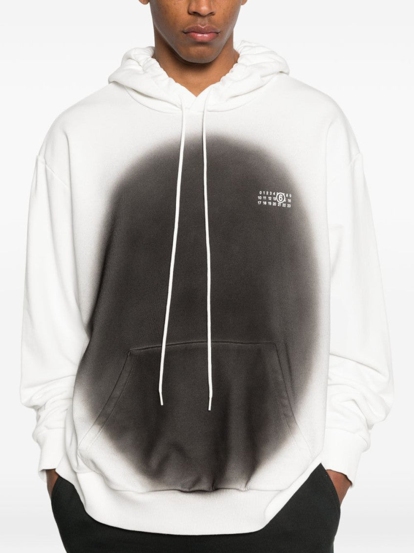 White Solid None Sweatshirt 2